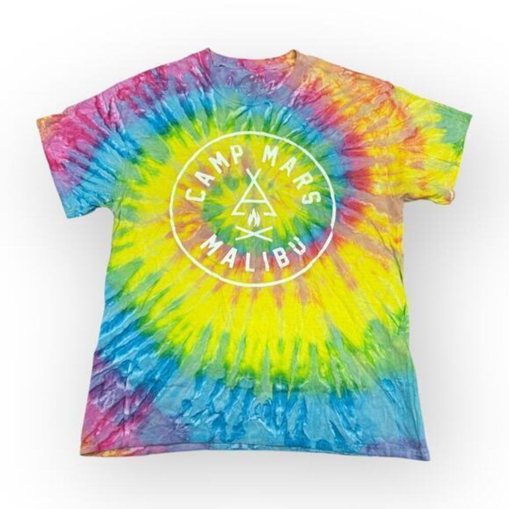 30 Seconds to Mars Camp Mars Malibu Official 2016 Tie-Dye Tee